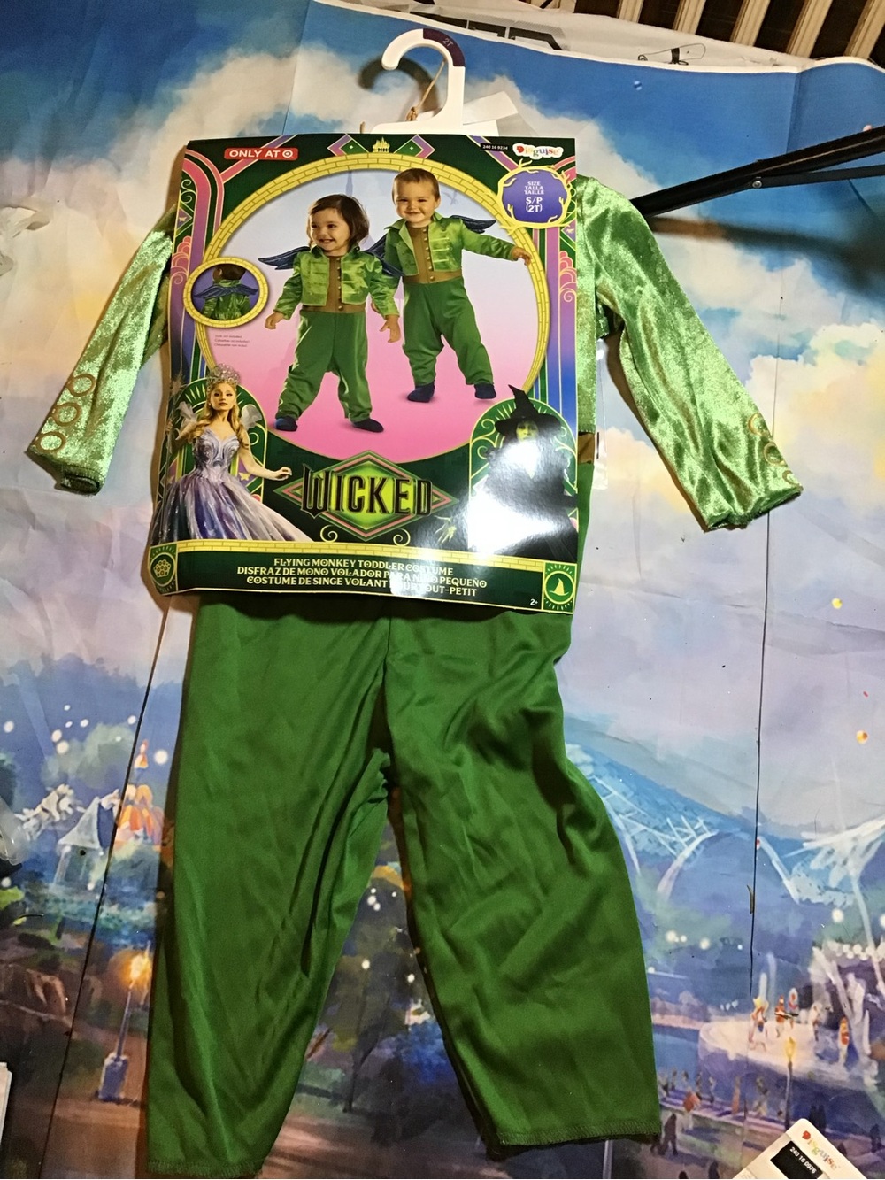 Wicked flying monkey toddler costume s/p 2t-NEW